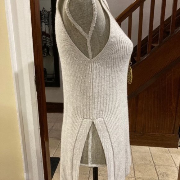 Aritzia Wilfred Durandal Tunic Beige Knit Wool Sweater - Picture 7 of 12